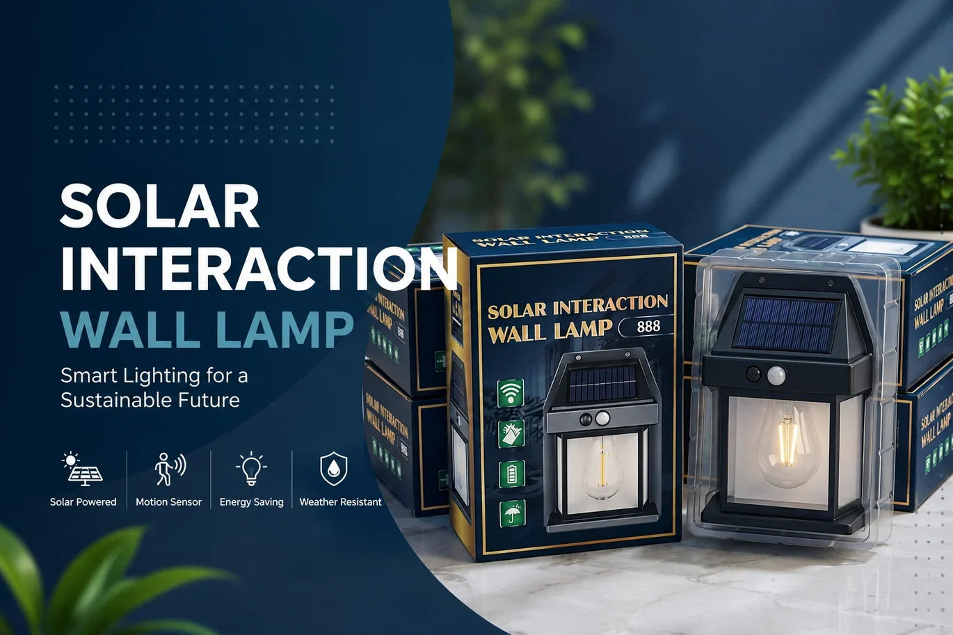 Solar Motion Sensor Wall Lamp: Smart, Energy-Efficient Outdoor Lighting for Every Home