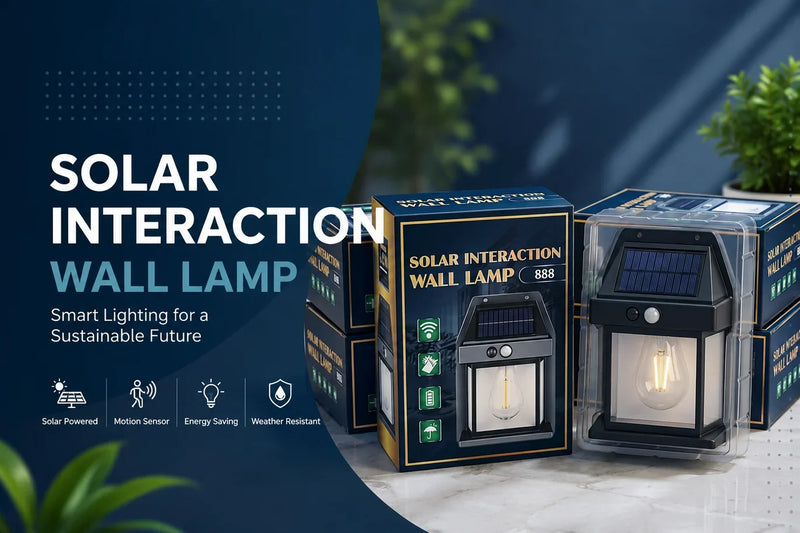 Solar Motion Sensor Wall Lamp: Smart, Energy-Efficient Outdoor Lighting for Every Home