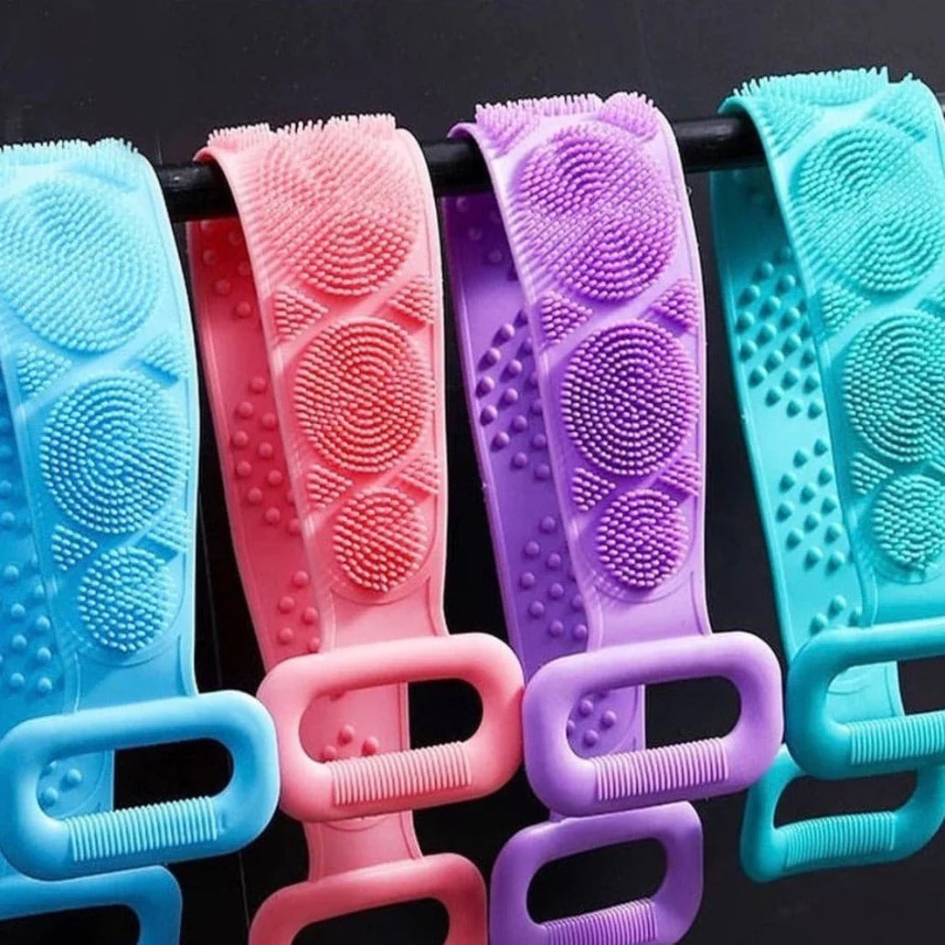 Silicone Bath Body Brush Soft Rubbing Exfoliating Massage For Back Cleaning High Quality Bathroom Accessories