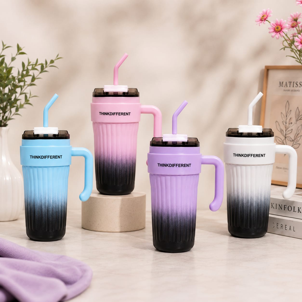 780ml Premium Stainless Steel Tumbler Elegant Design Double Wall Insulated