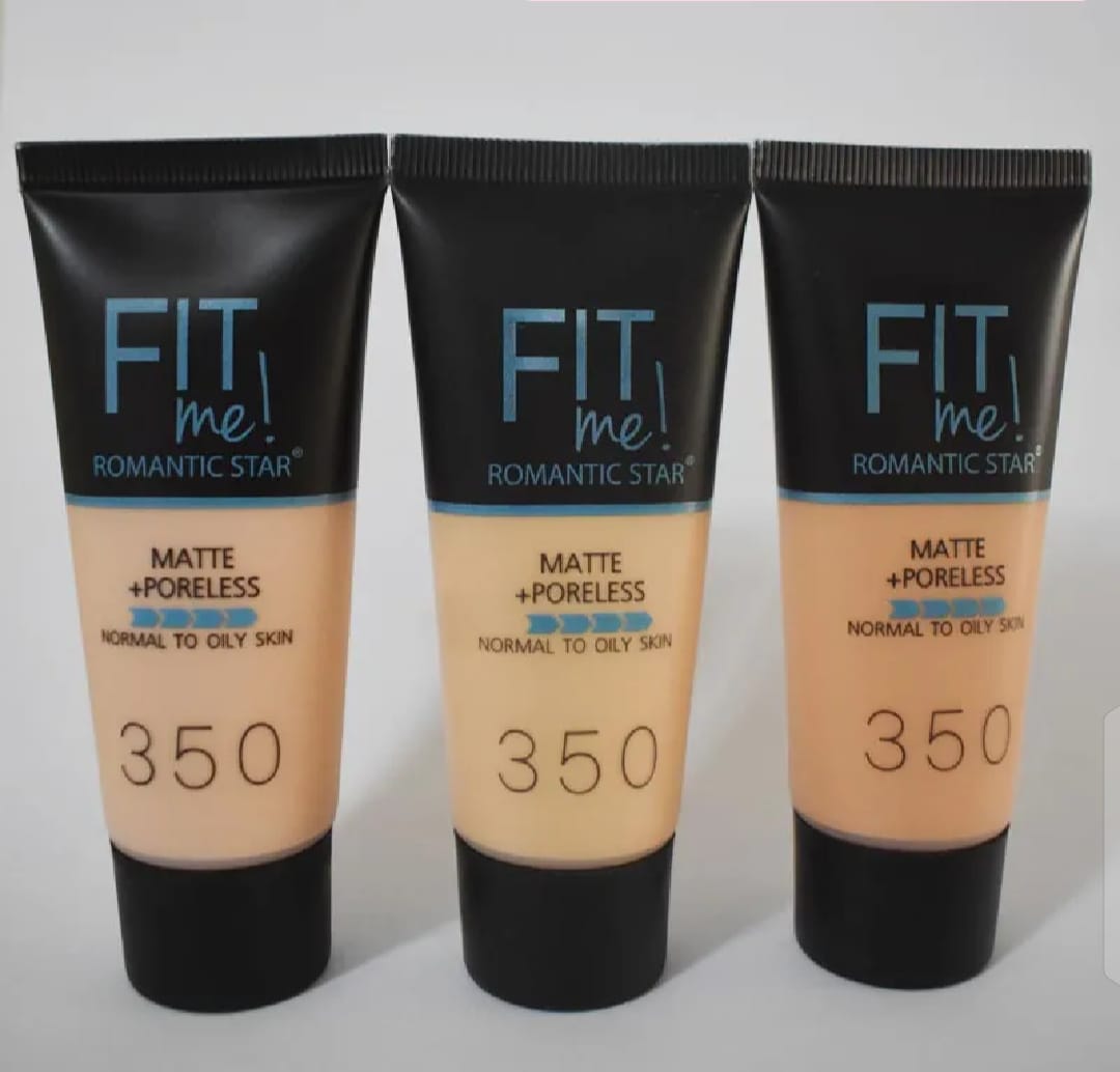 Fit Me! Romantic Star Matte + Poreless Liquid Foundation (Shade 350) – Oil-Controlling
