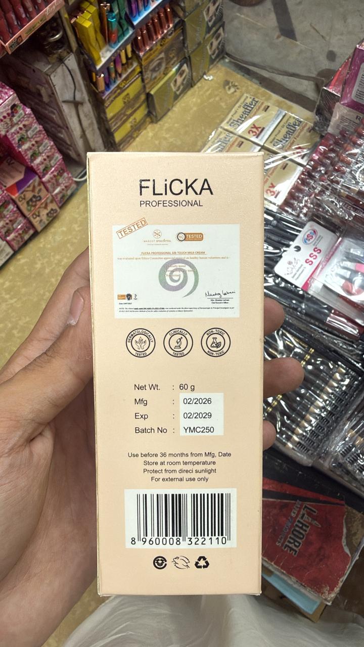 Flicka Silk Touch Milk Cream Concentrate Multi Function Moisturizer