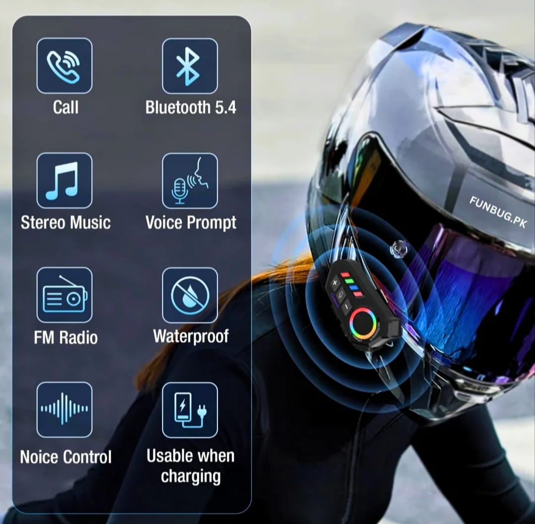 K06A Motorcycle Helmet Bluetooth Headset