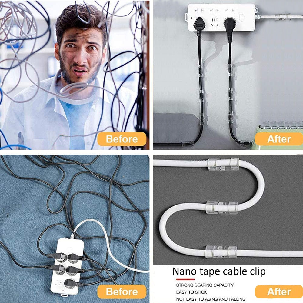 Clear Cable Organizer